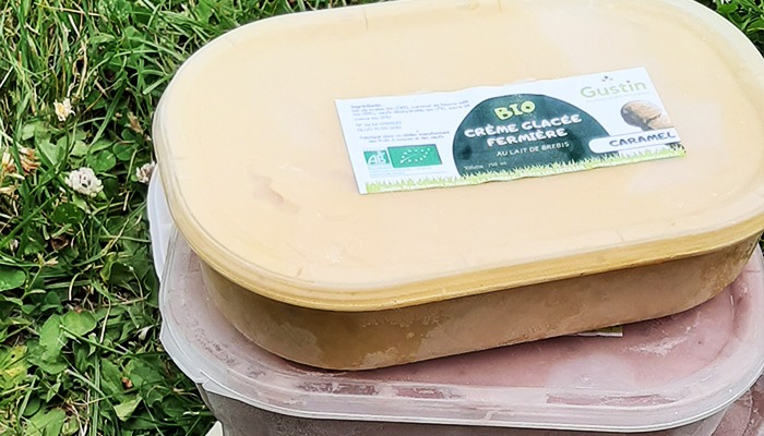 glace au lait de brebis vente directe en vendée